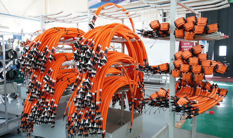 Energy storage high-voltage cable harness production workshop